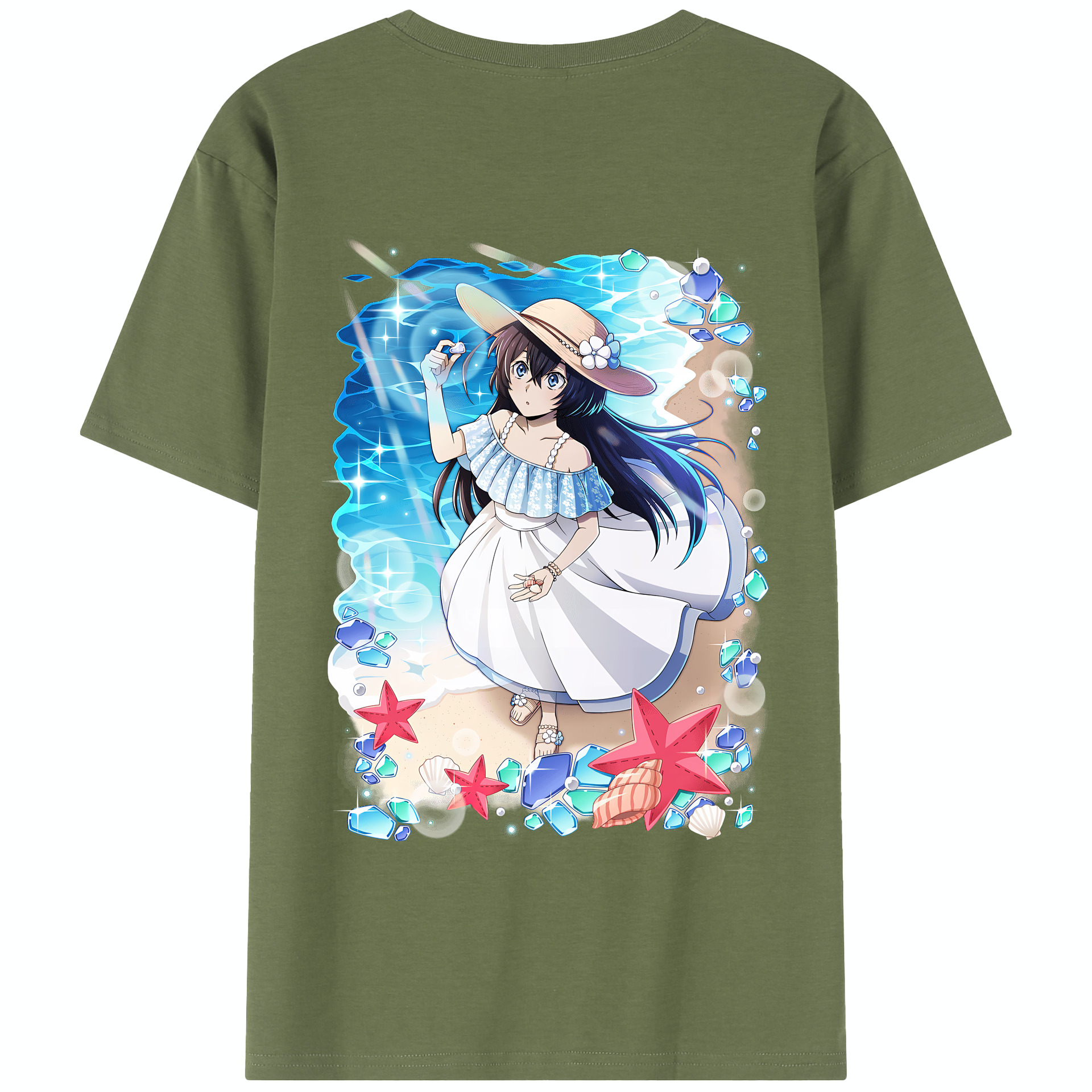 （画像用） 文豪ストレイドッグス Bungo Stray Dogs 綿100％半袖Tシャツ（背面プリント）